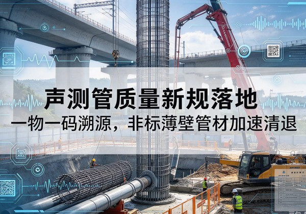 泽库声测管质量新规落地，一物一码溯源，非标薄壁管材加速清退