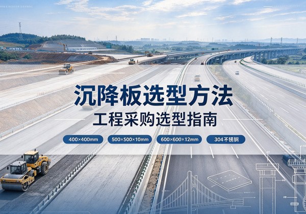 泽库沉降板选择方法